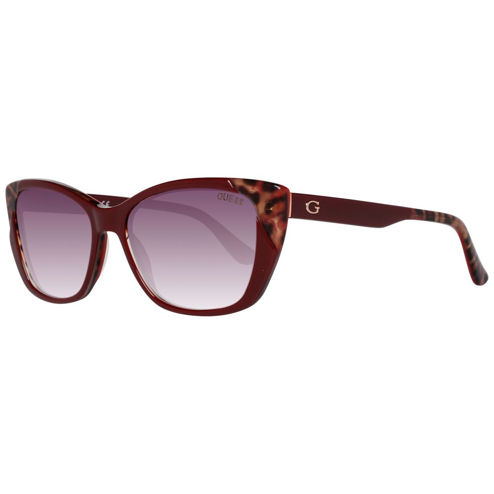Burgundy Women Sunglass Guess