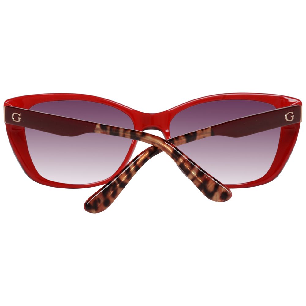 Burgundy Women Sunglass Guess