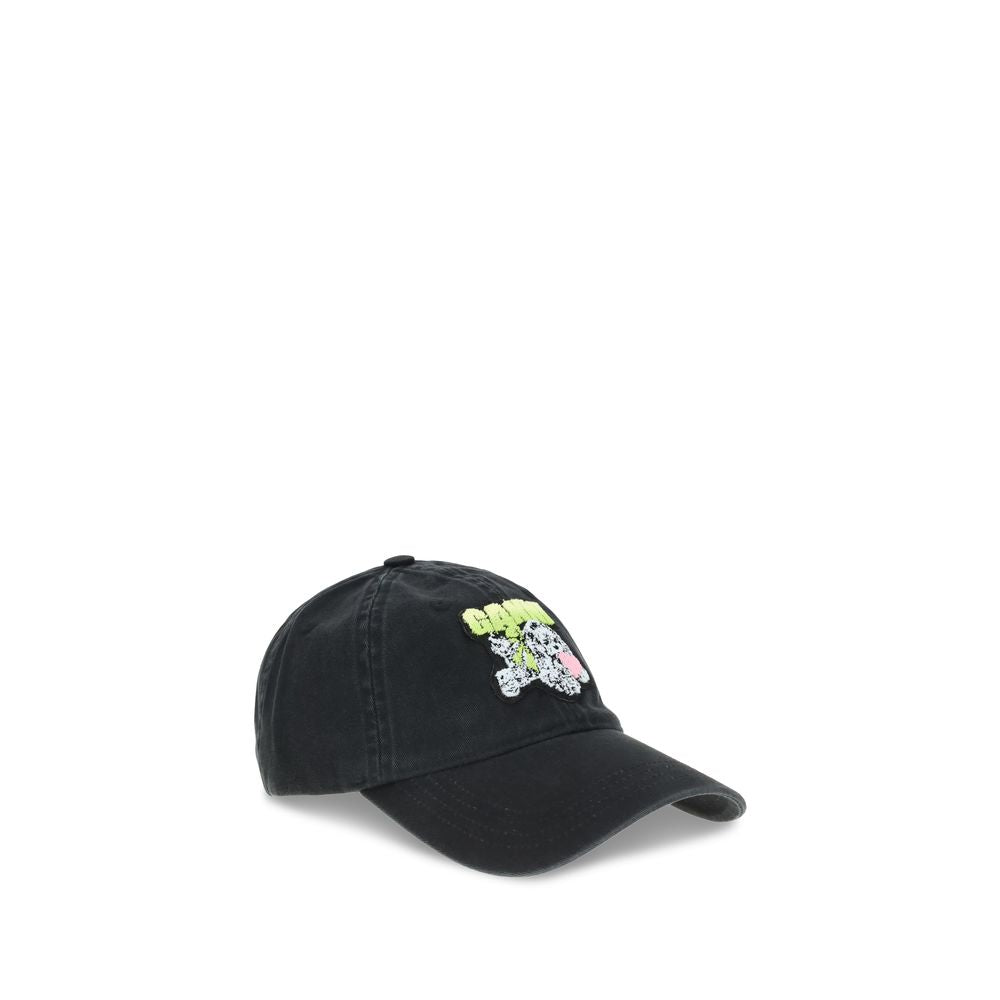 Puppy Baseball Cap Ganni
