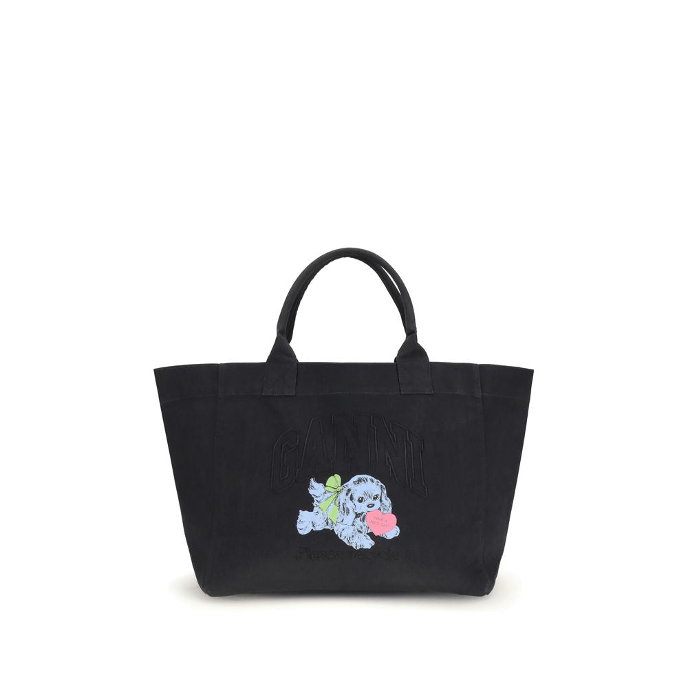 XXL Puppy Tote Bag Ganni