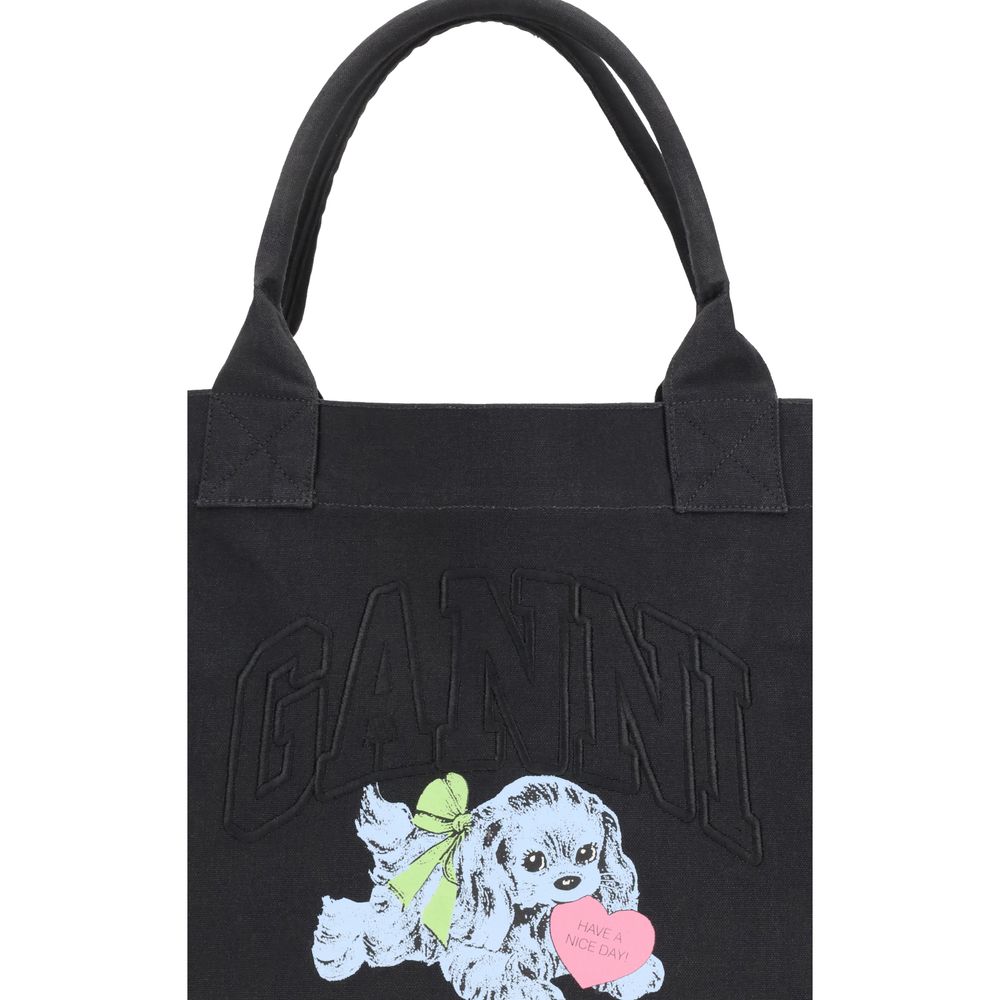 XXL Puppy Tote Bag Ganni