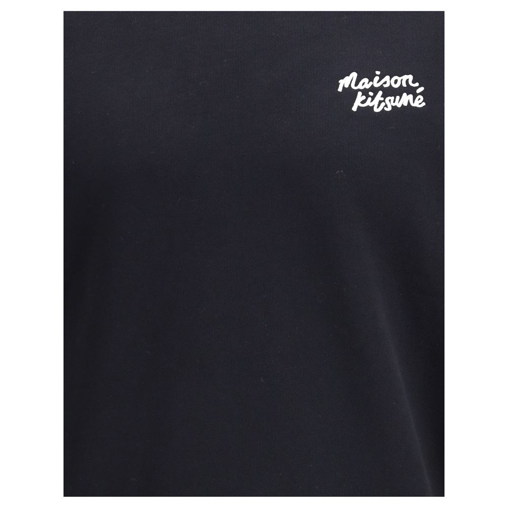 Cotton Sweatshirt wih logo Maison Kitsuné
