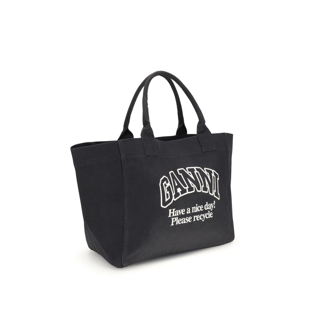 XXL Canvas Tote Bag Ganni