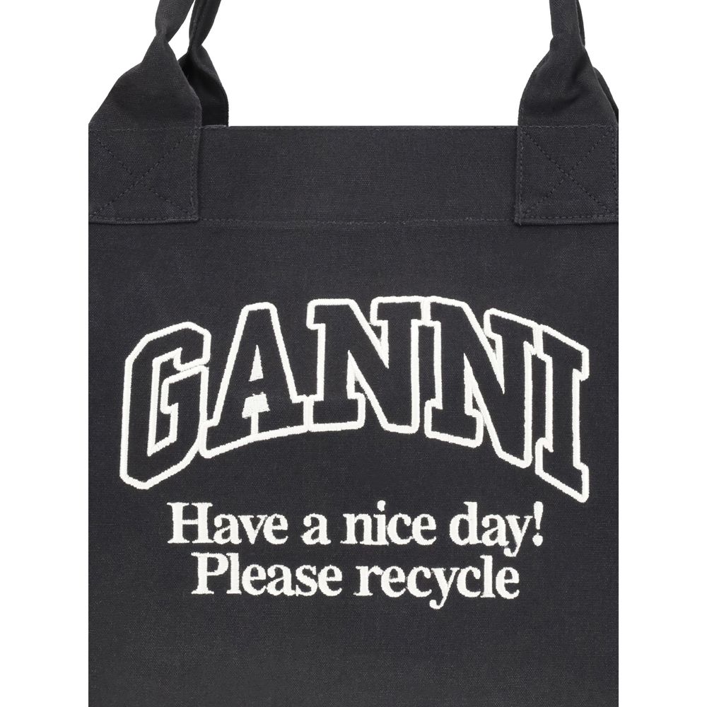 XXL Canvas Tote Bag Ganni