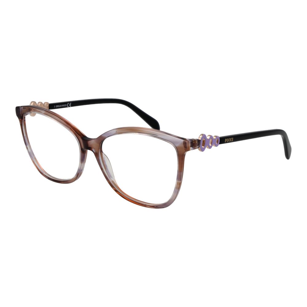 Brown Women Glasses Frame Emilio Pucci