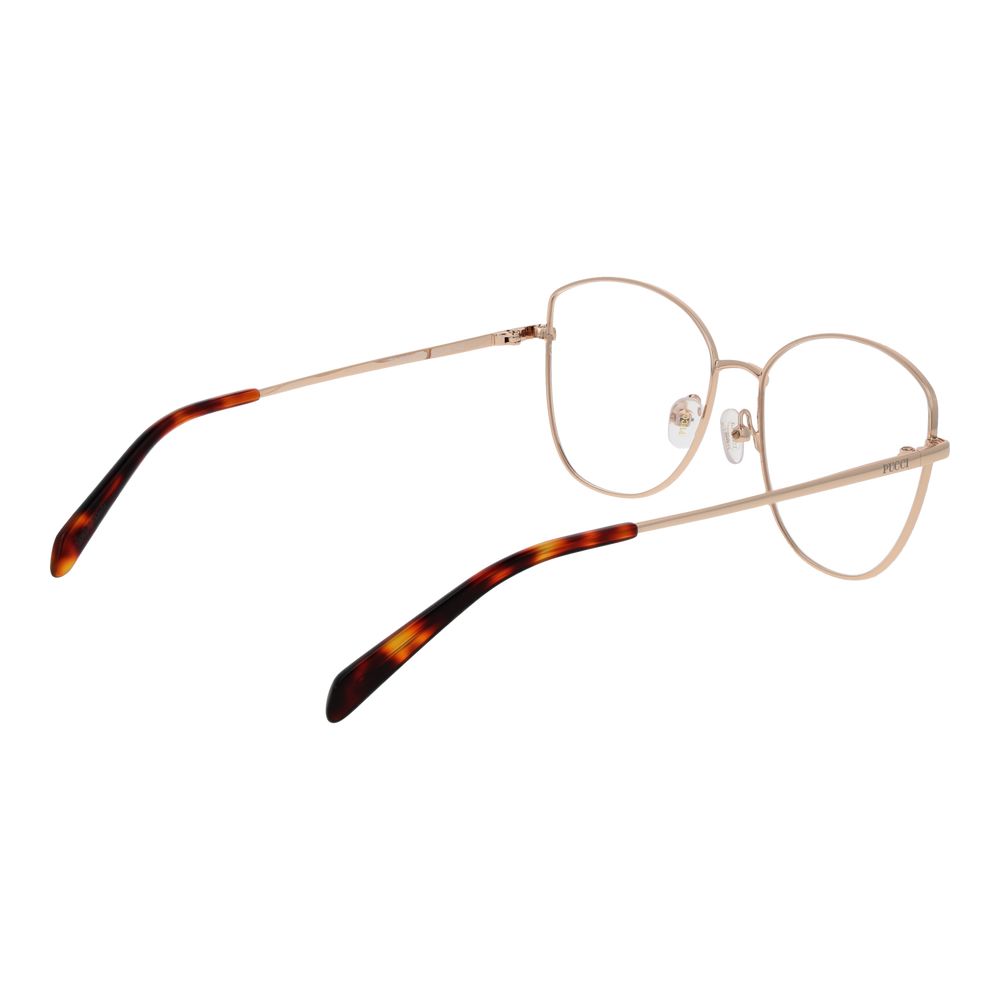 Rose Gold Women Glasses Frame Emilio Pucci