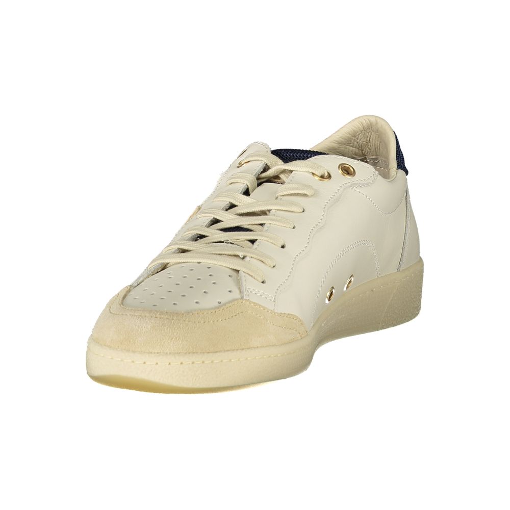 White Polyester Sneaker Blauer