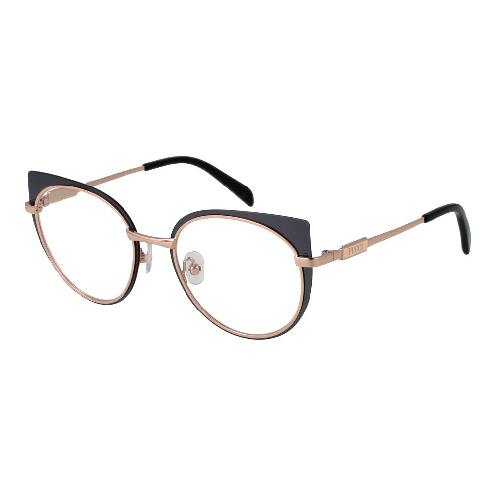 Rose Gold Women Glasses Frame Emilio Pucci