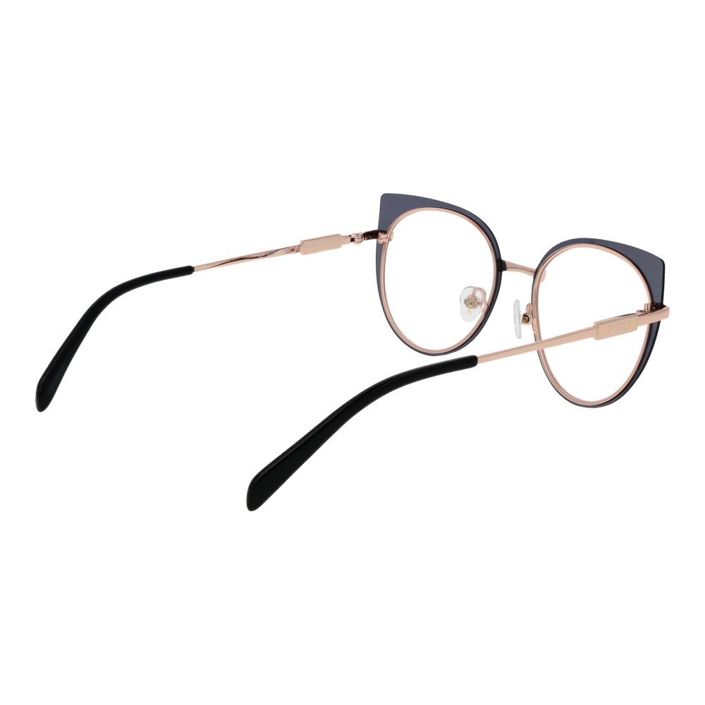 Rose Gold Women Glasses Frame Emilio Pucci