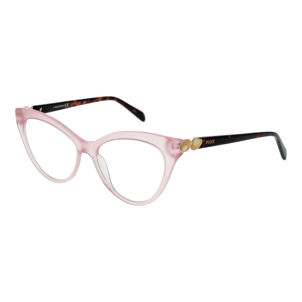 Pink Women Glasses Frame Emilio Pucci