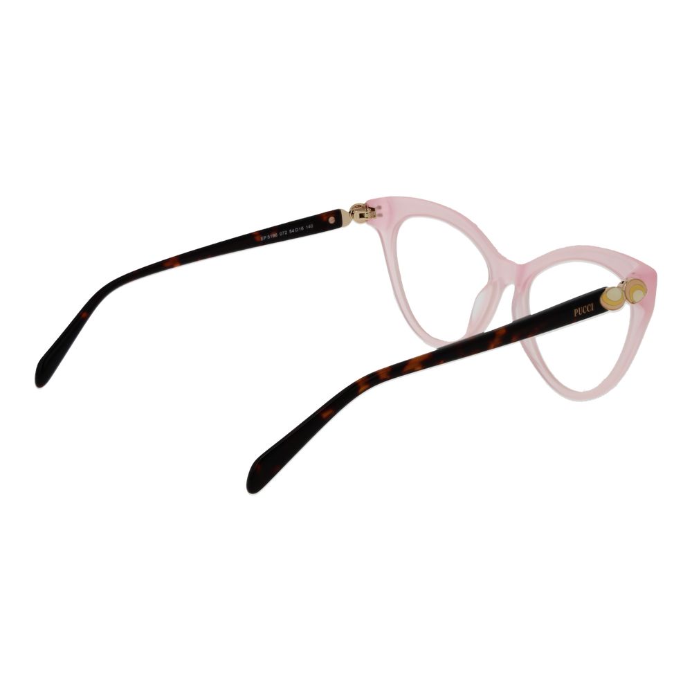 Pink Women Glasses Frame Emilio Pucci