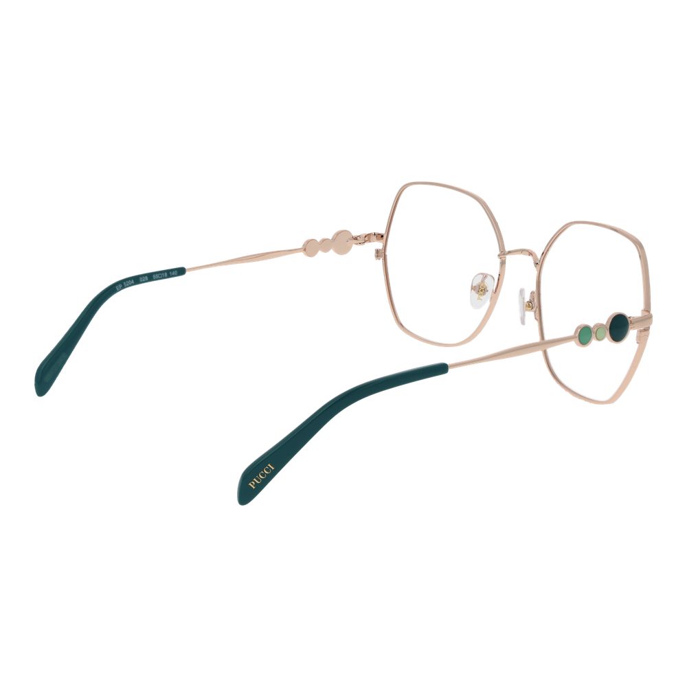 Rose Gold Women Glasses Frame Emilio Pucci