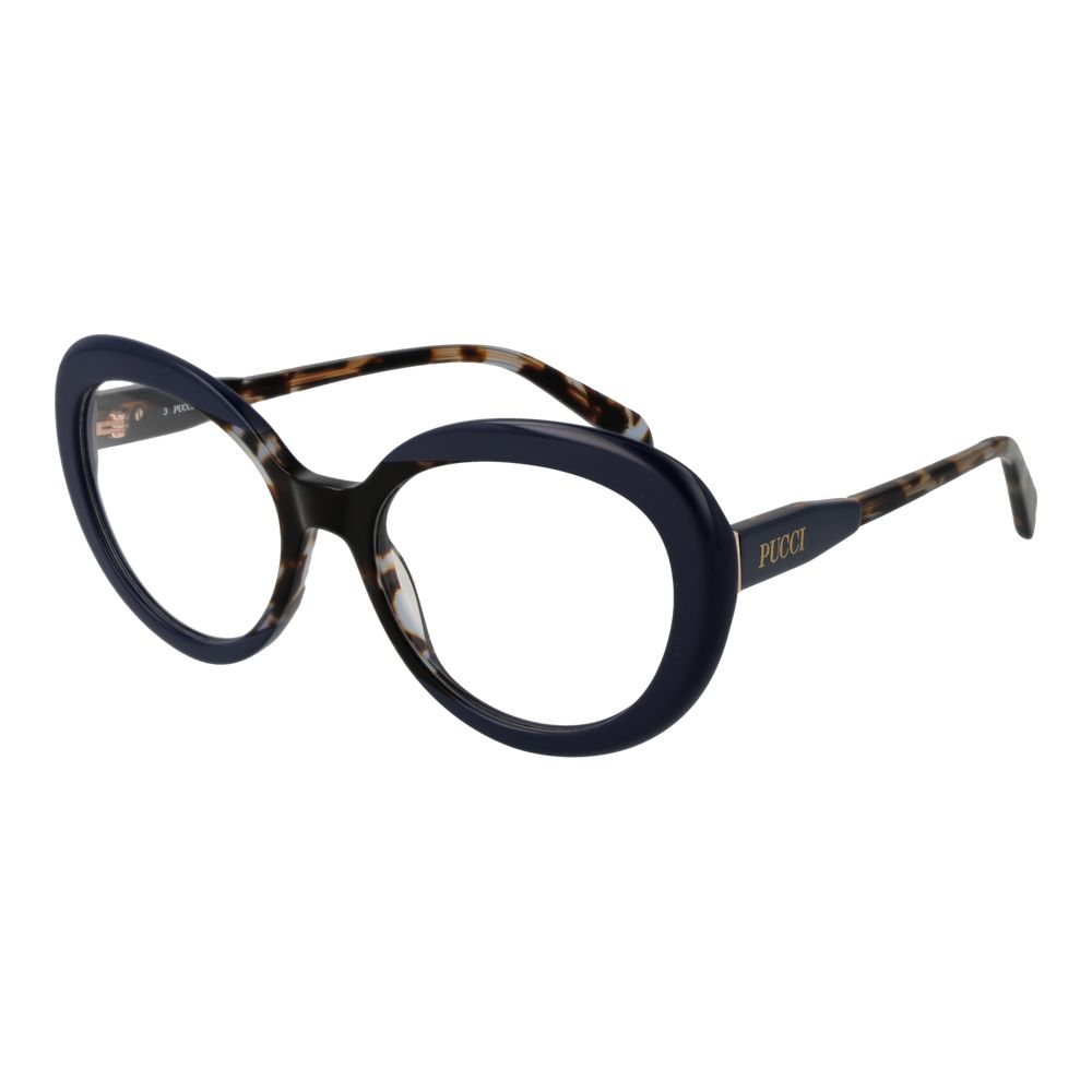 Blue Women Glasses Frame Emilio Pucci