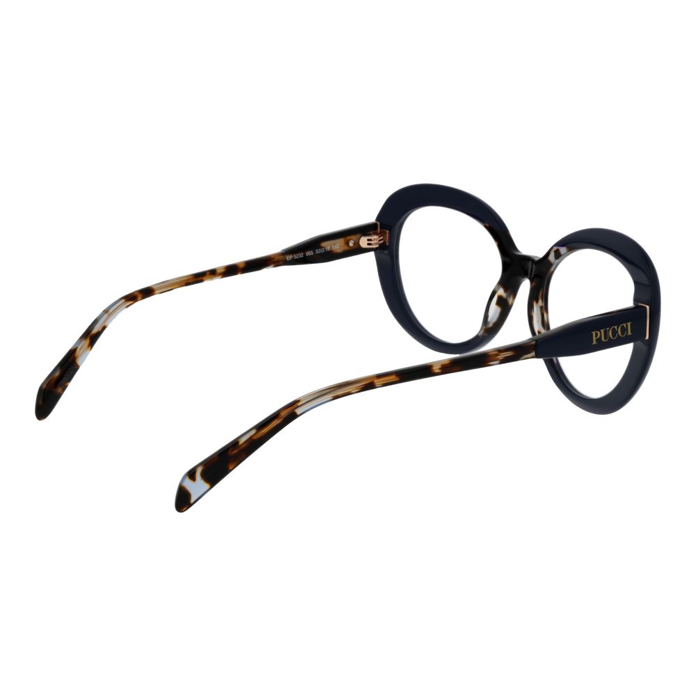 Blue Women Glasses Frame Emilio Pucci