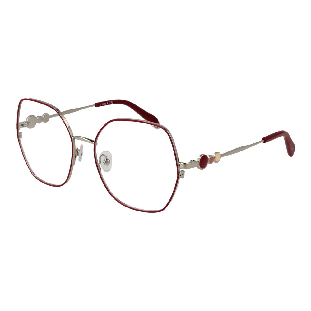 Red Women Glasses Frame Emilio Pucci