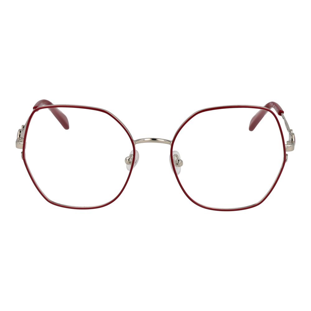 Red Women Glasses Frame Emilio Pucci