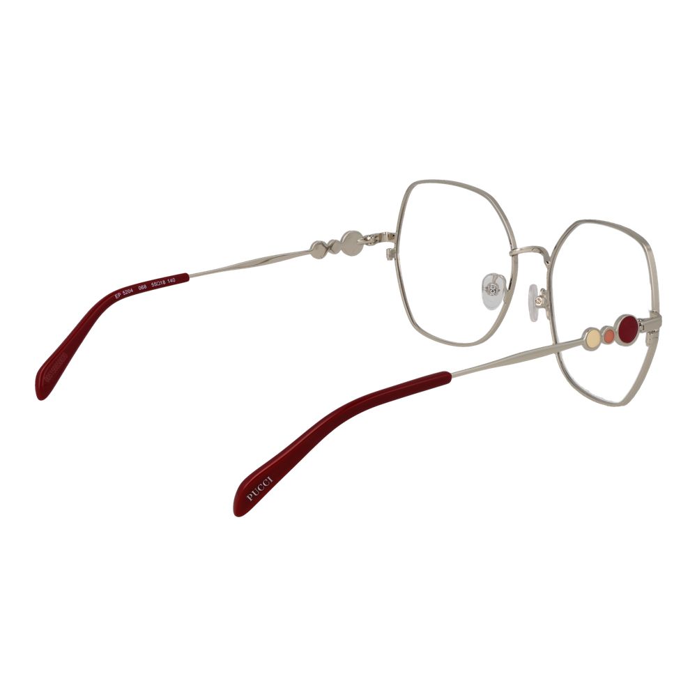 Red Women Glasses Frame Emilio Pucci