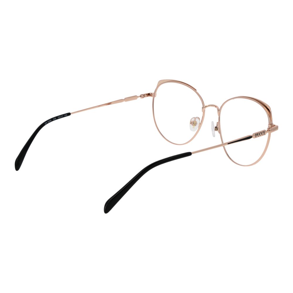 Rose Gold Women Glasses Frame Emilio Pucci