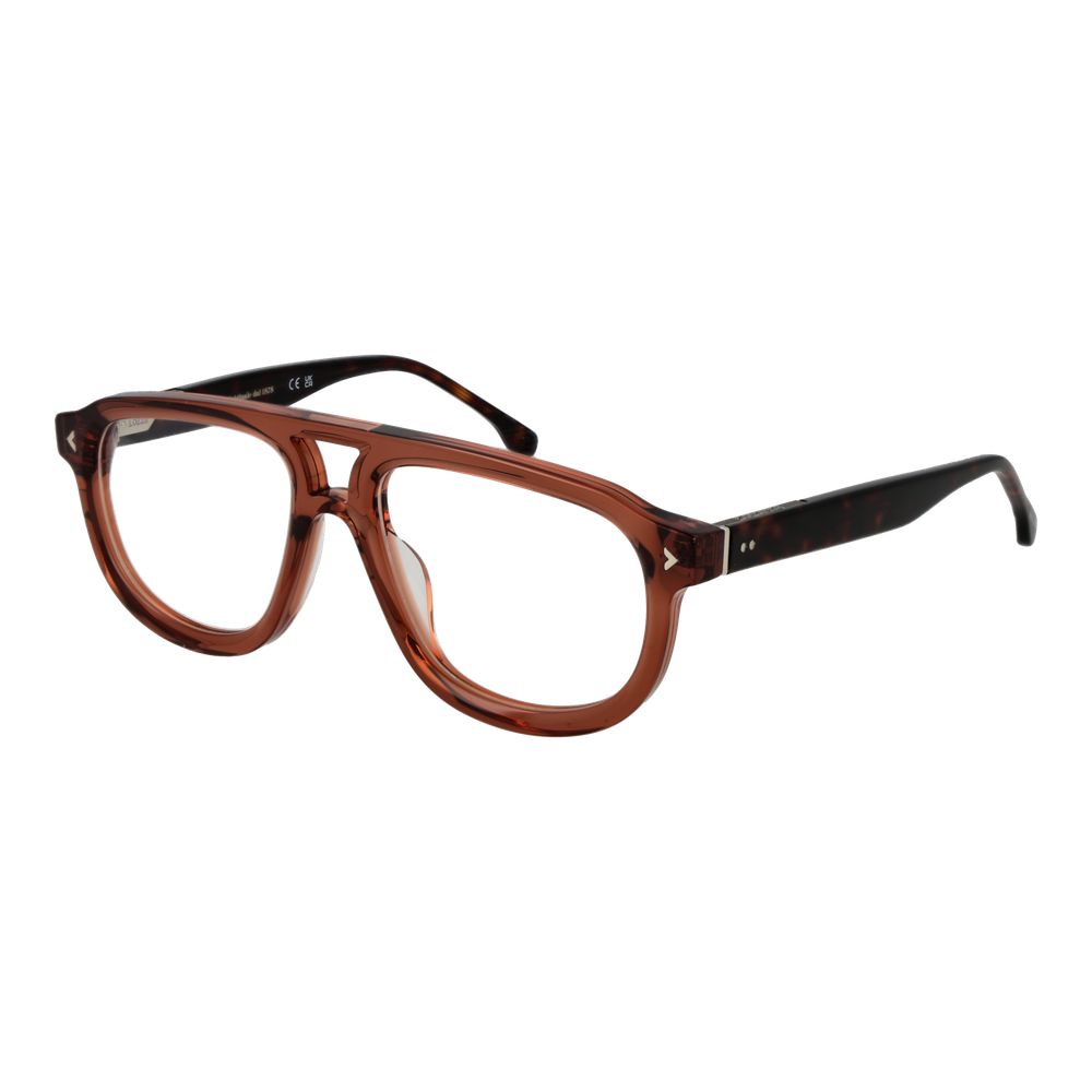 Brown Men Glasses Frame Lozza