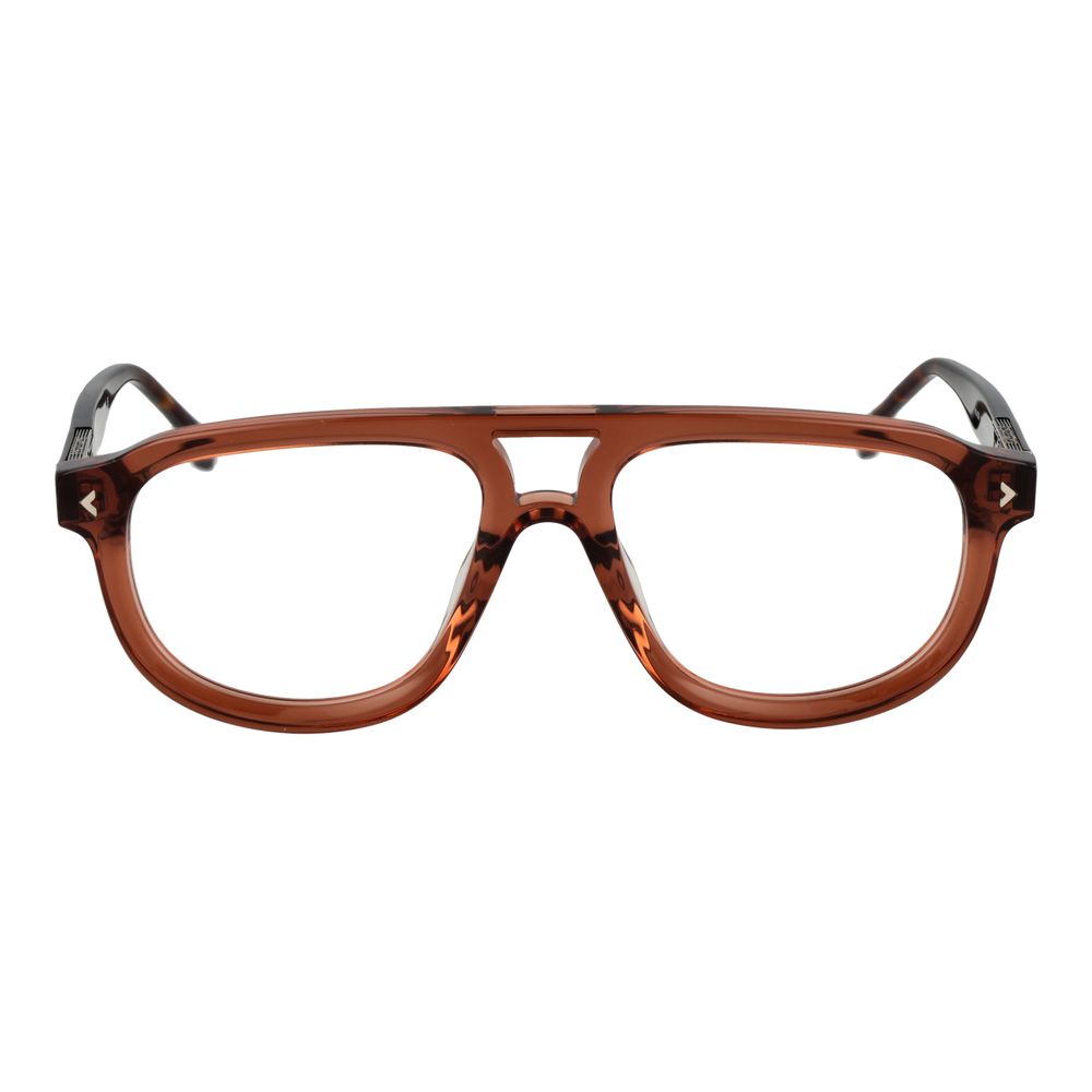 Brown Men Glasses Frame Lozza