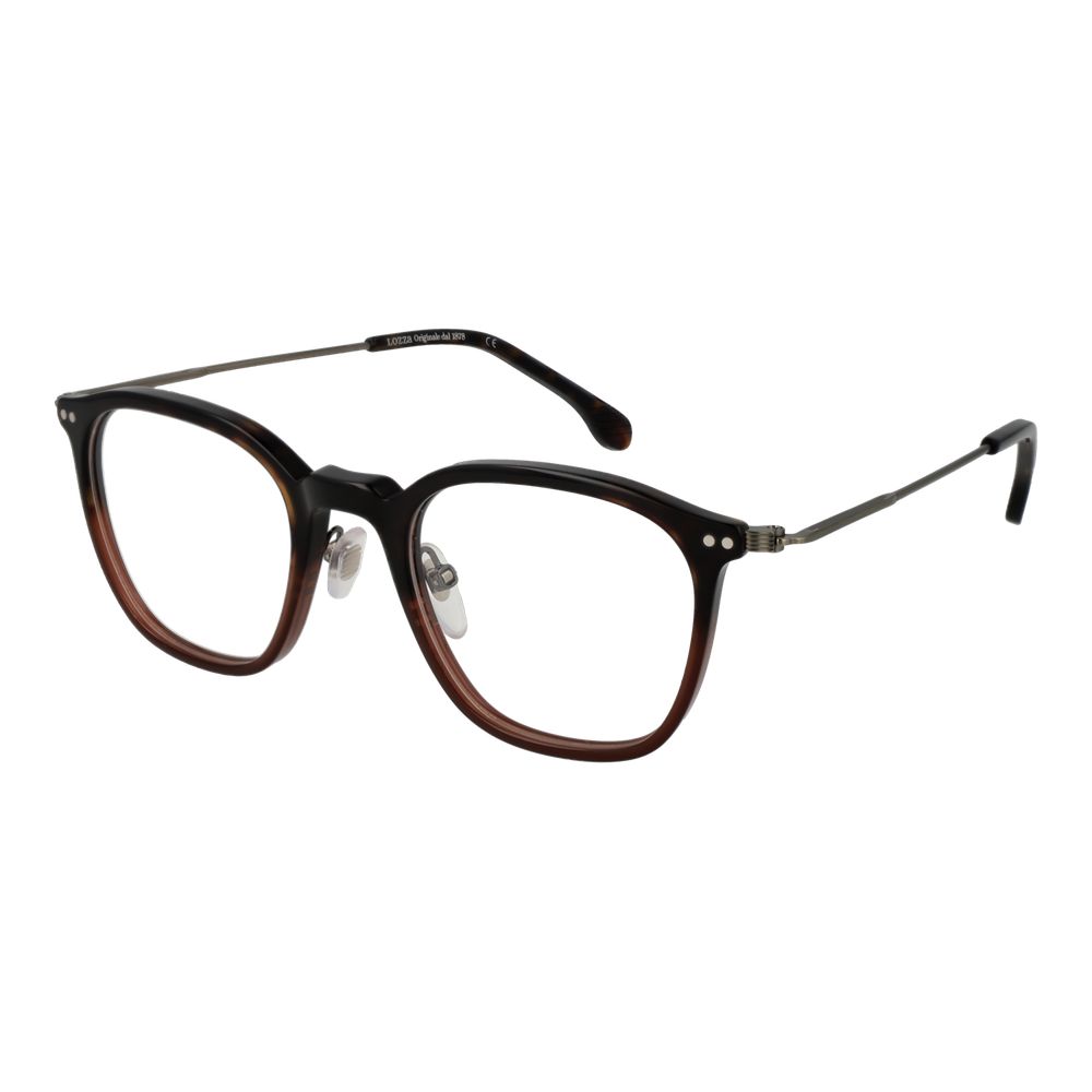 Brown Unisex Glasses Frame Lozza