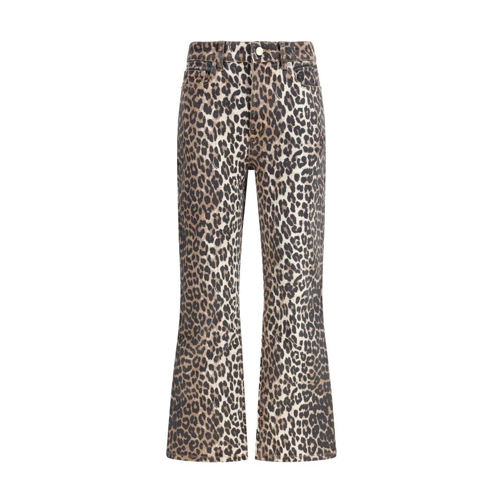 Animal print Pants Ganni