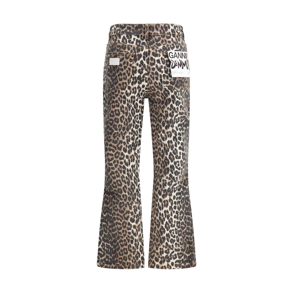Animal print Pants Ganni