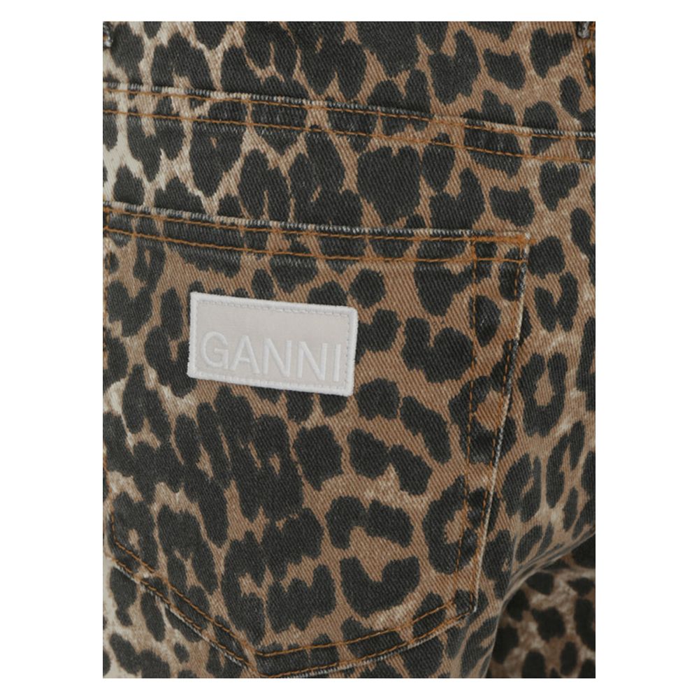Animal print Pants Ganni