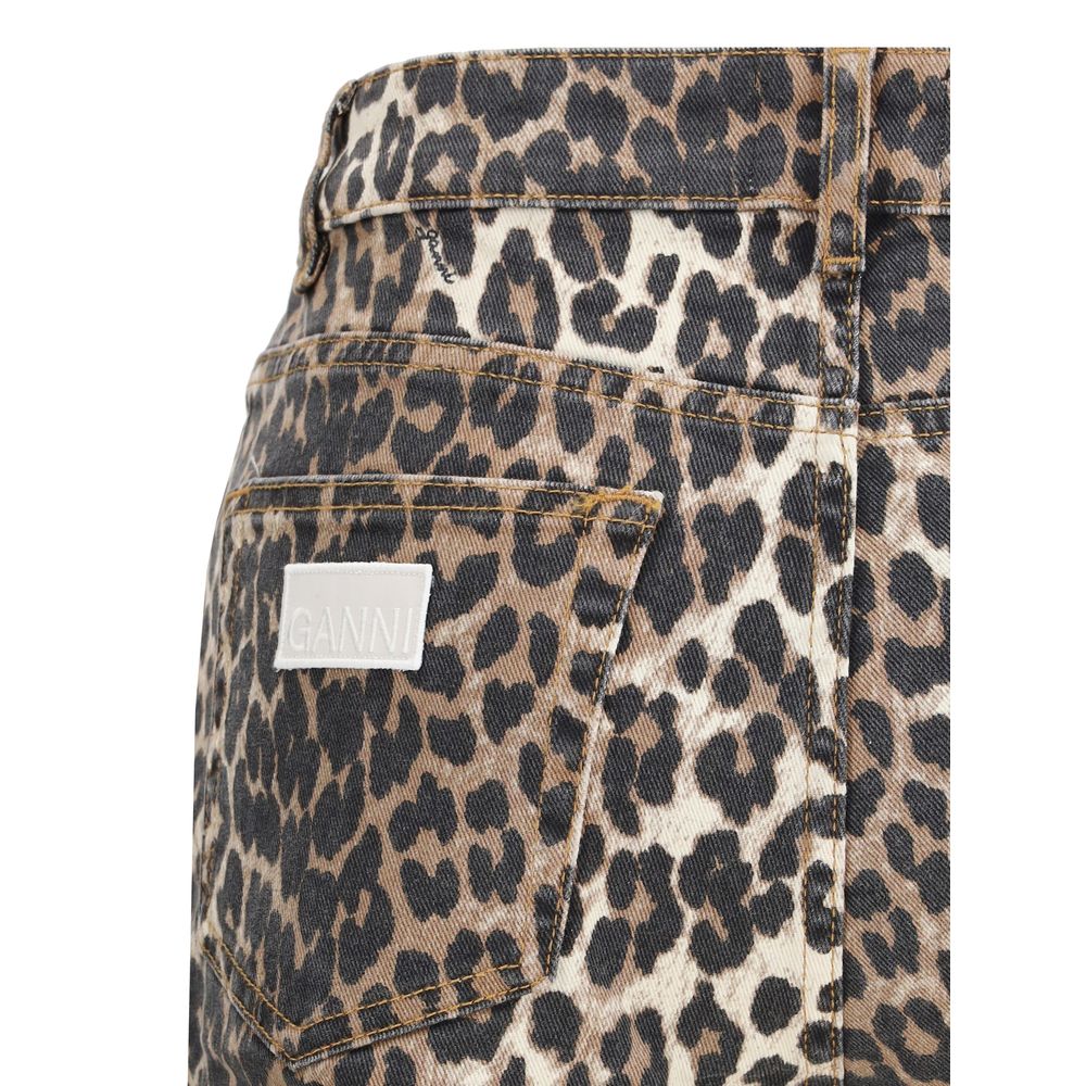 Animal print Pants Ganni