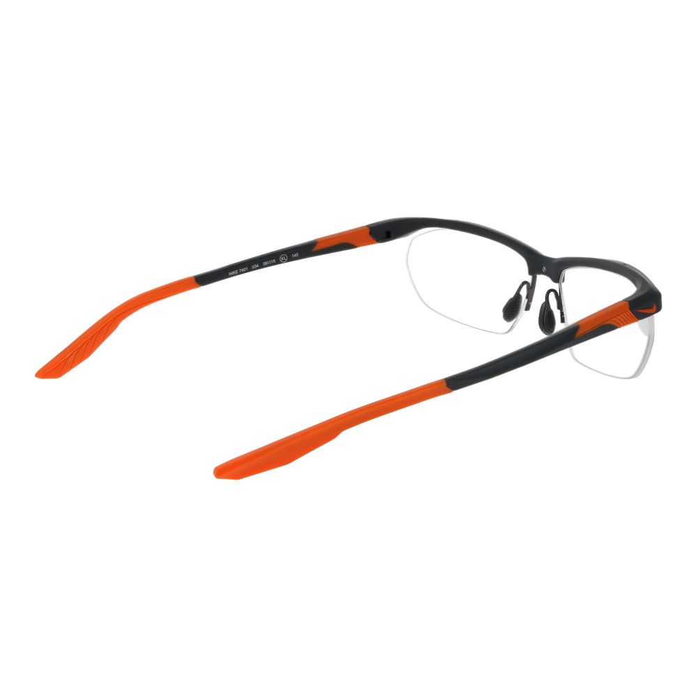 Gray Men Glasses Frame Nike