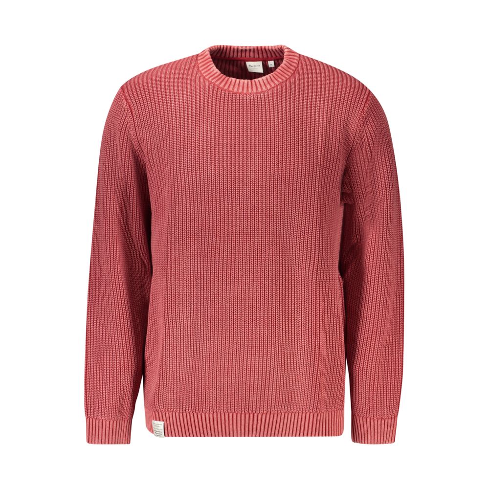 Red Cotton Men Sweater Pepe Jeans
