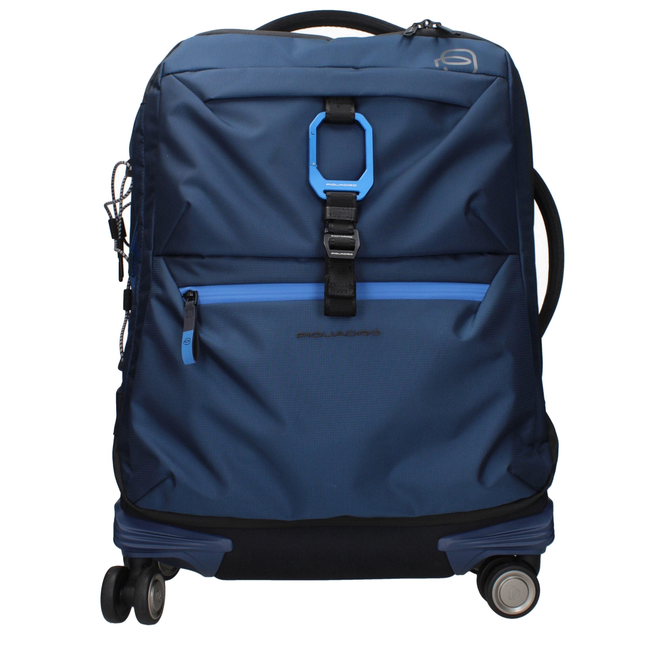 Blue Fabric Luggage And Travel Piquadro
