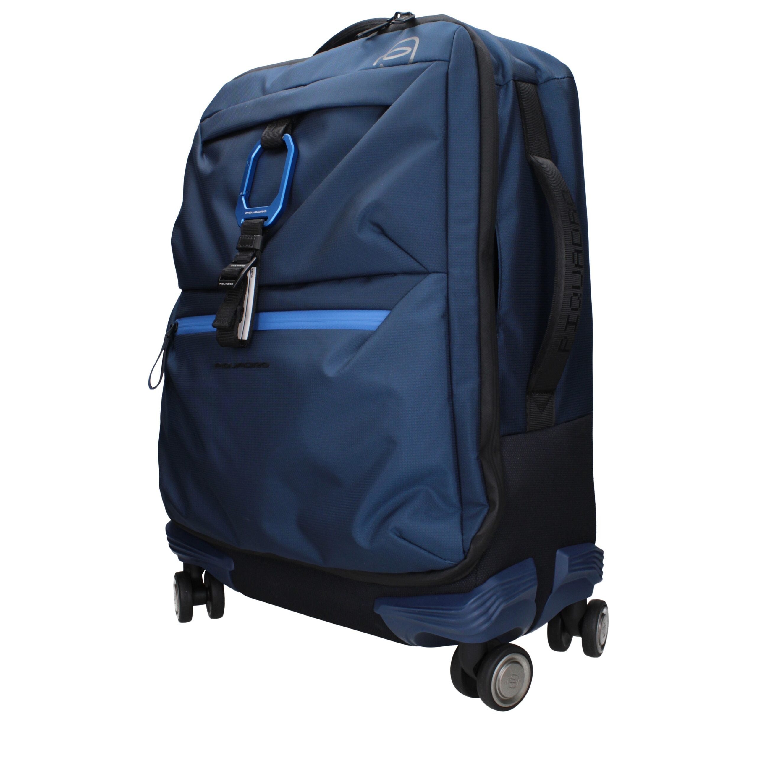 Blue Fabric Luggage And Travel Piquadro