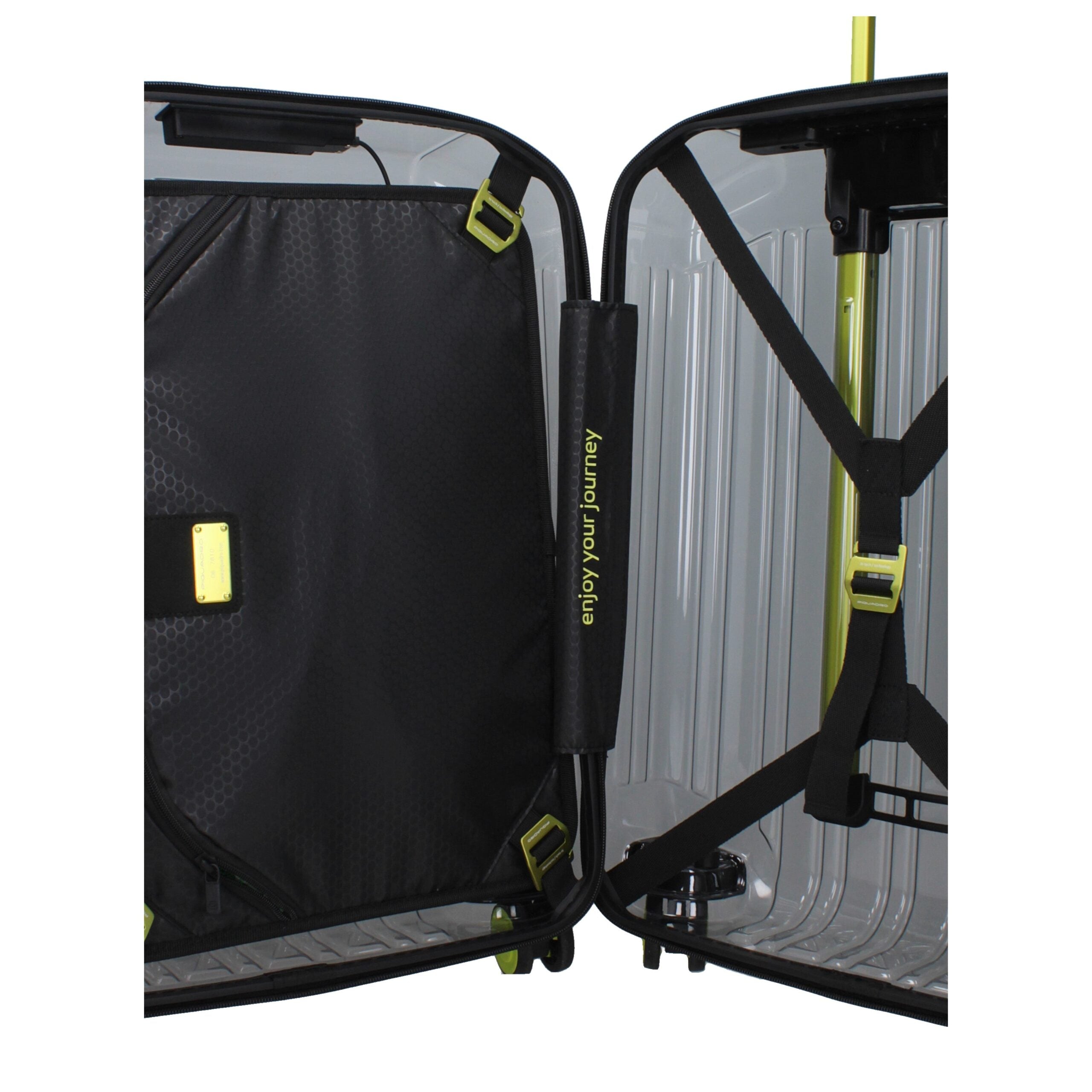 Gray Polycarbonate Luggage And Travel Piquadro
