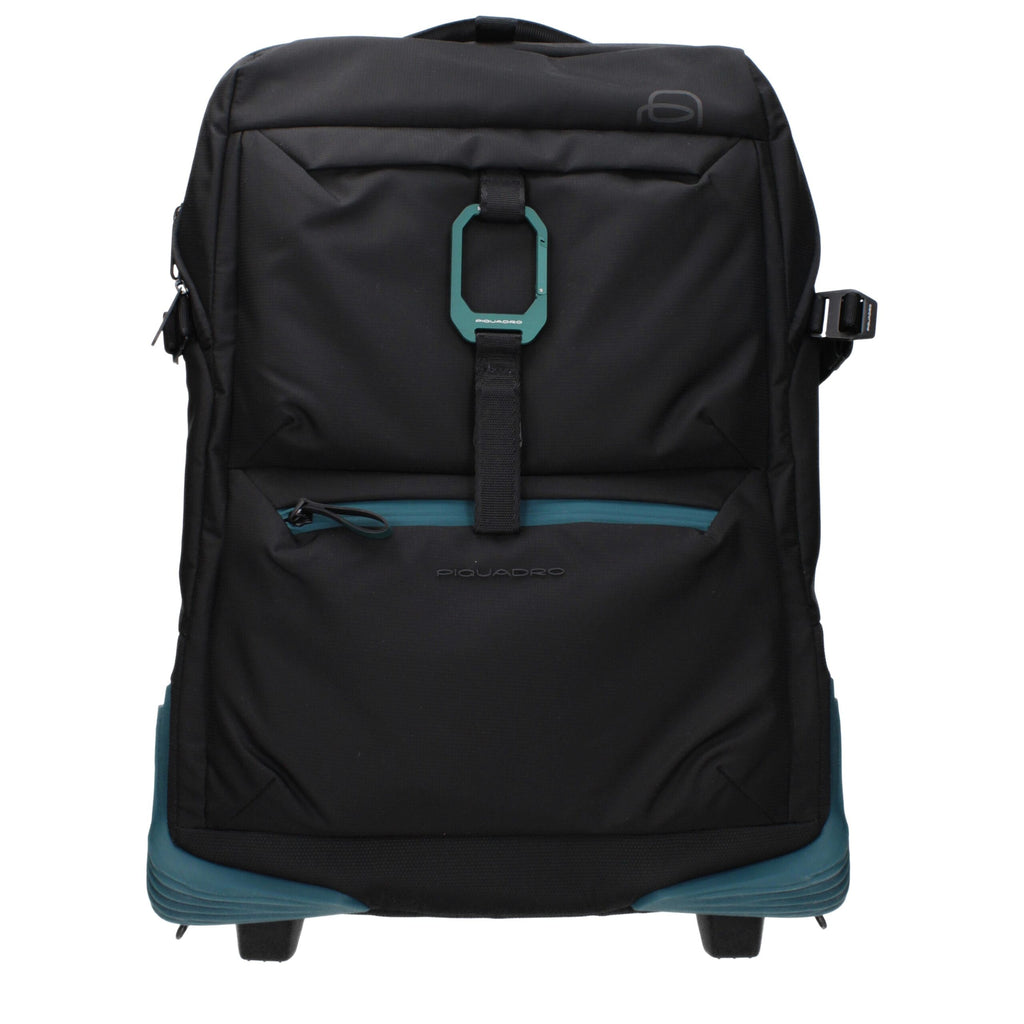 Black Fabric Luggage And Travel Piquadro