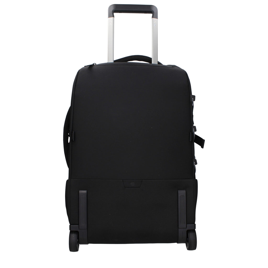 Black Fabric Luggage And Travel Piquadro