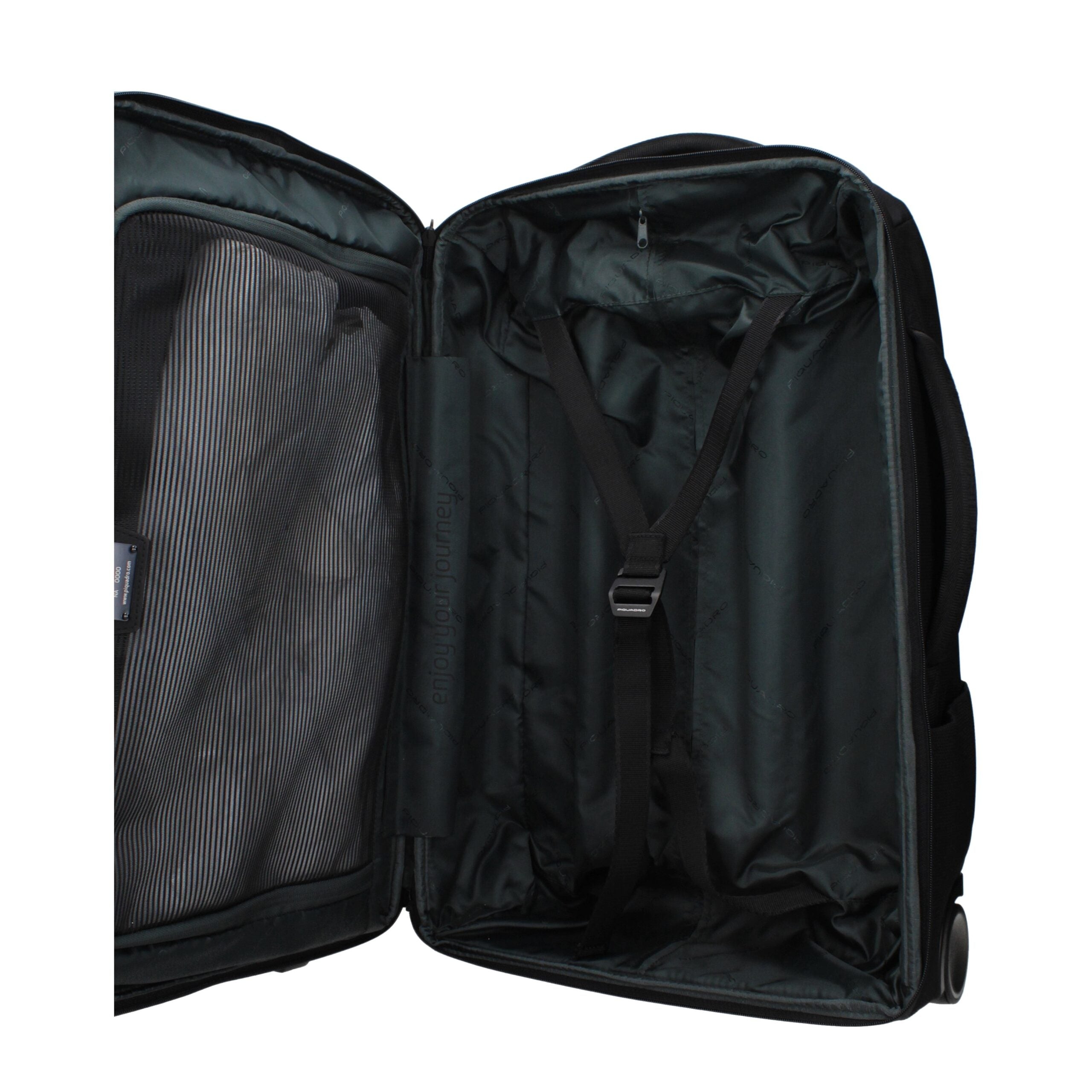 Black Fabric Luggage And Travel Piquadro