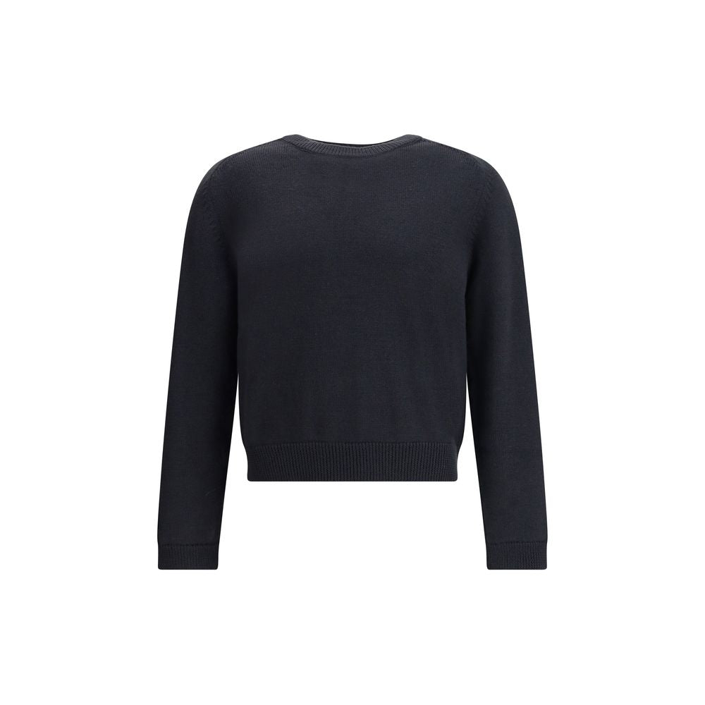 True Roundneck in Off Black Rustic Merino Our Legacy