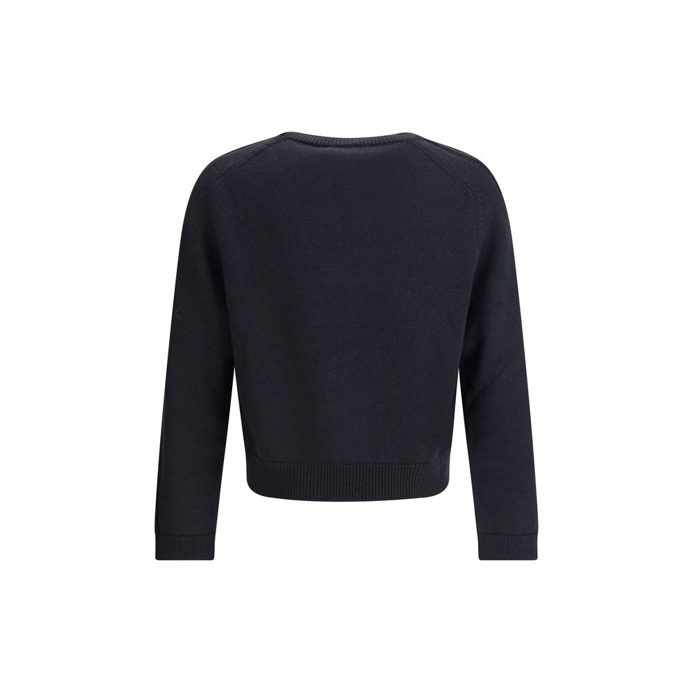 True Roundneck in Off Black Rustic Merino Our Legacy