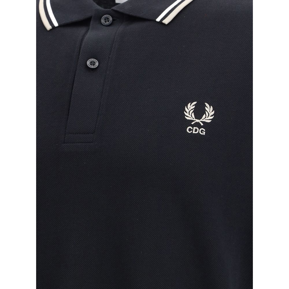 Short Sleeves Black Polo Comme Des Garçons