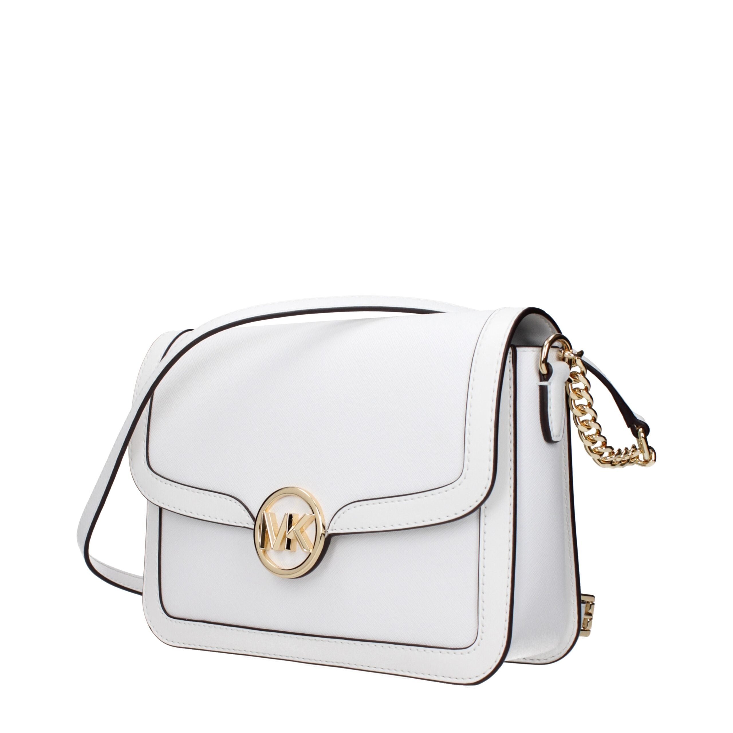 White Leather Crossbody Bags Michael Kors