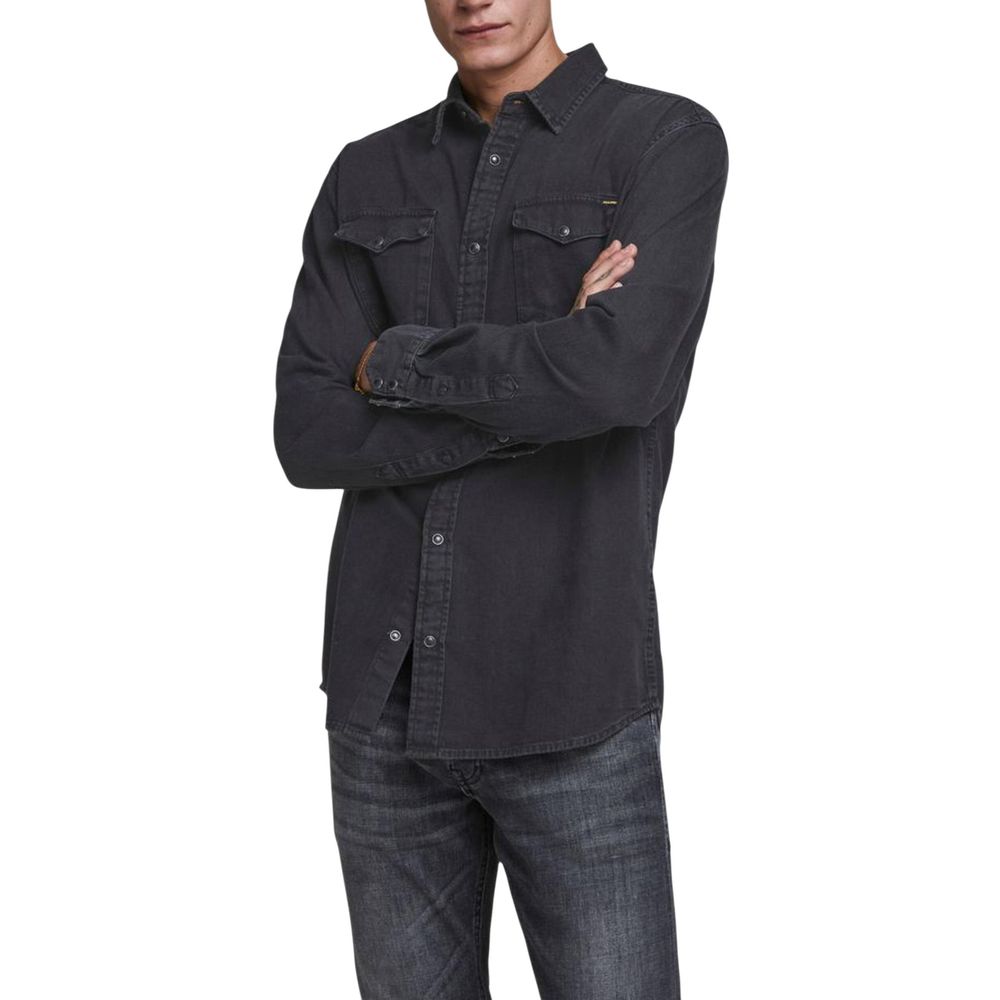 Black Jeans Shirt Jack Jones
