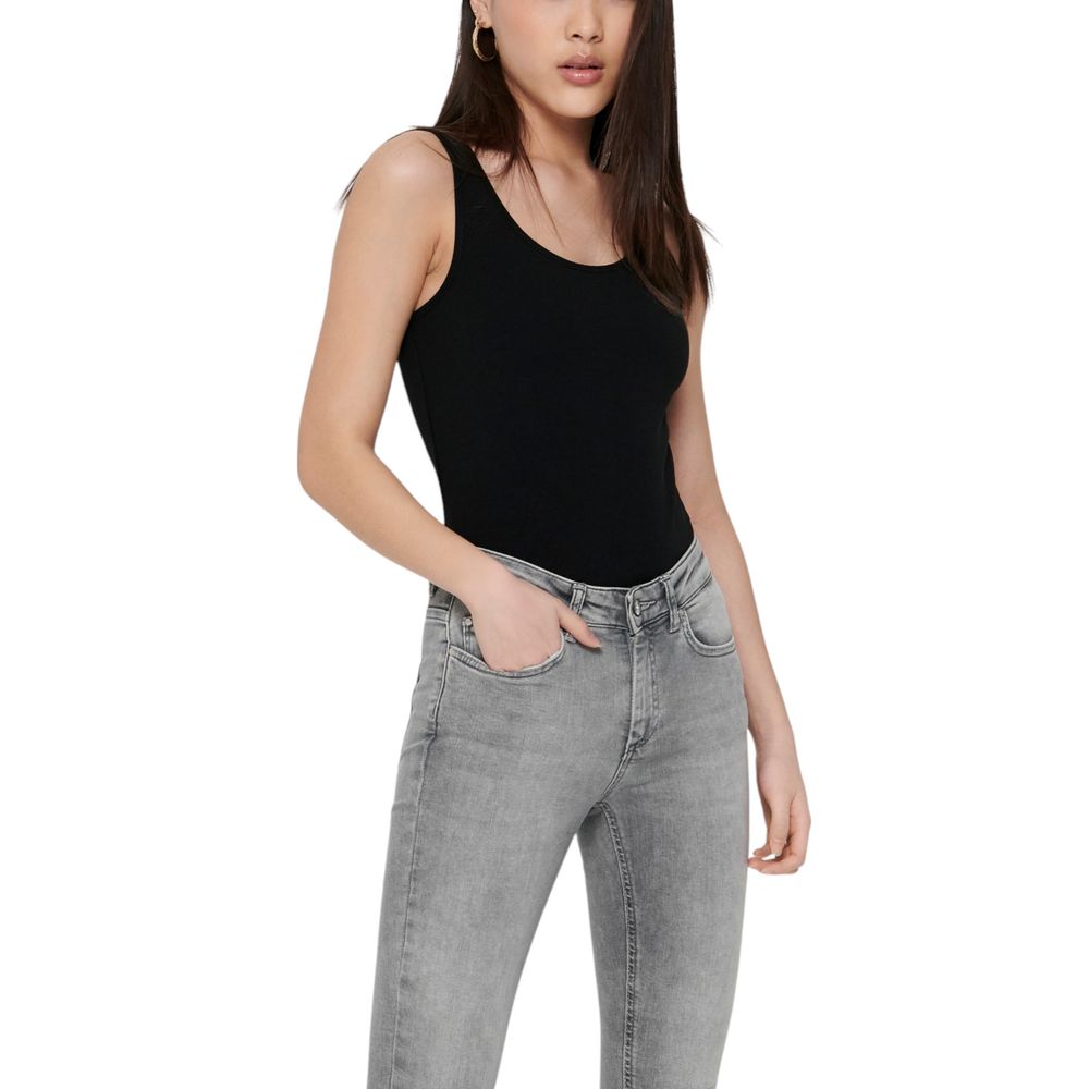 Black Cotton Tank Top Only