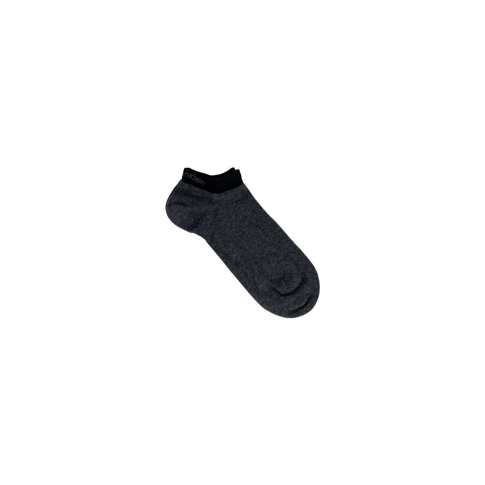 Gray Elastane Sock Calvin Klein