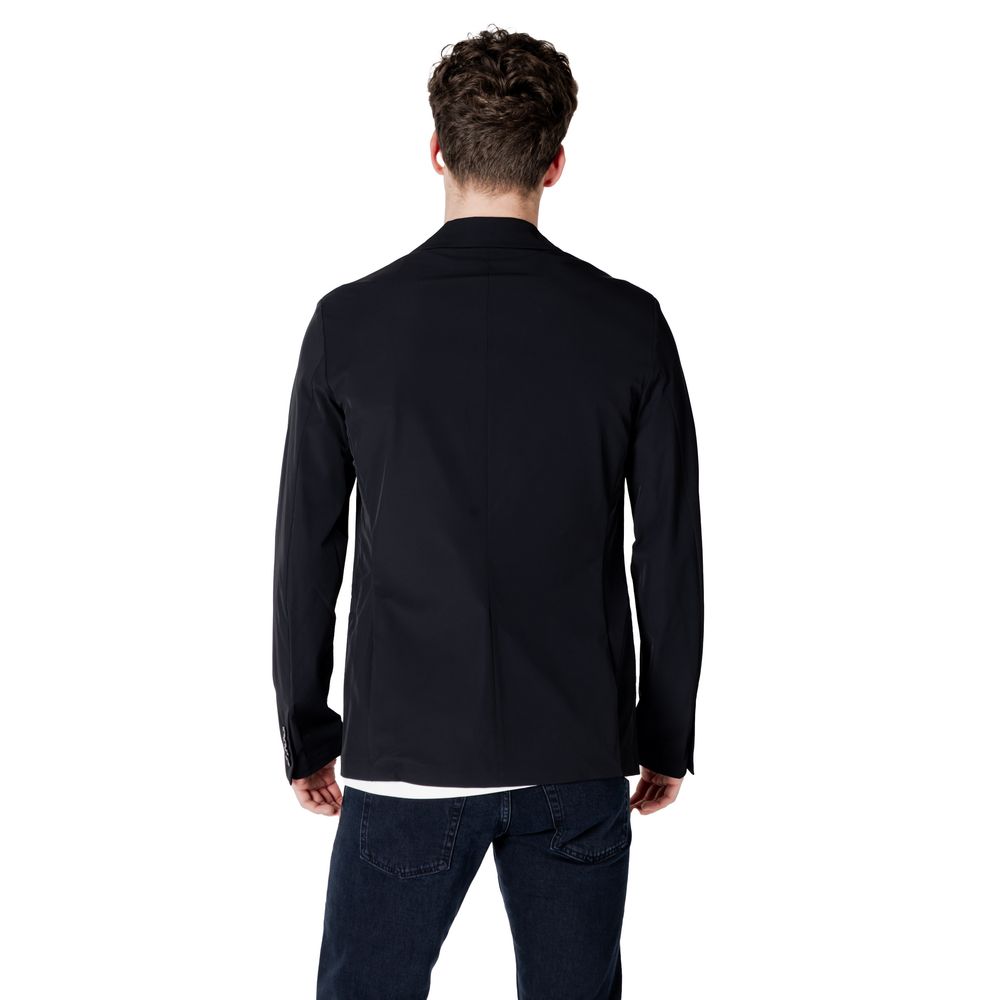 Black Cotton Blazer Armani Exchange