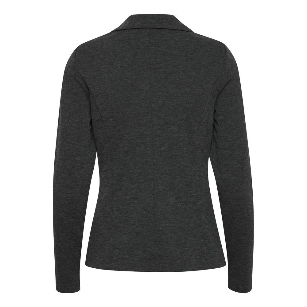 Gray Polyester Blazer ICHI