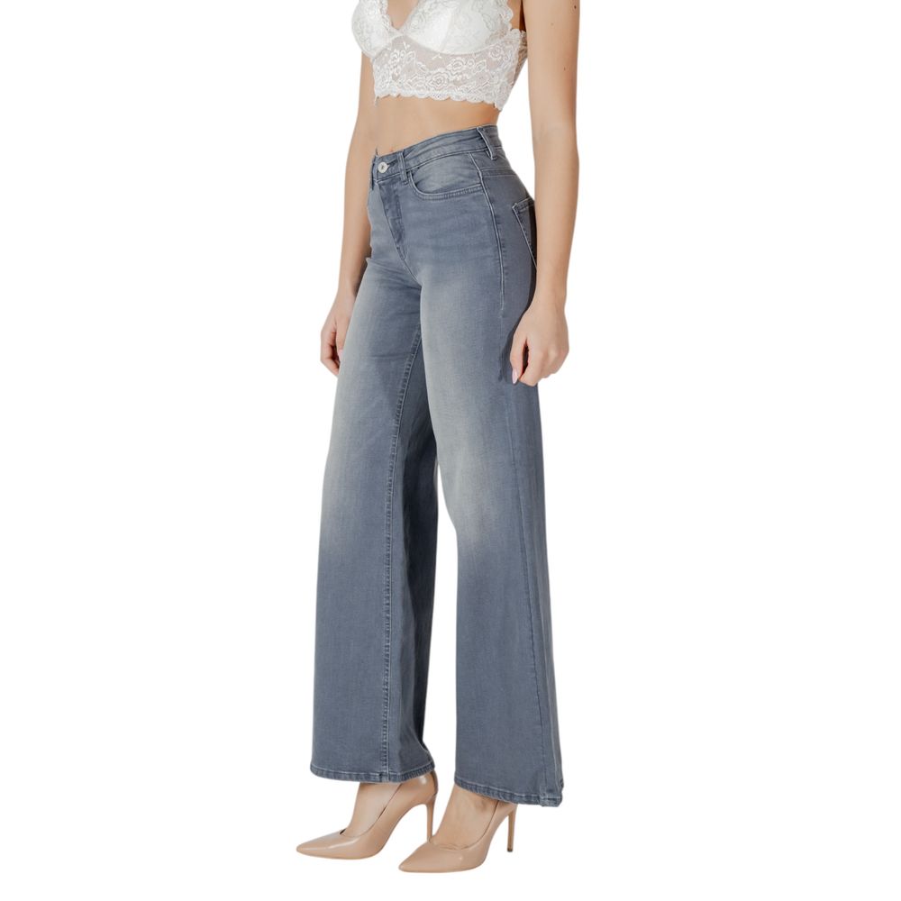 Gray Cotton Bootcut Jean ICHI