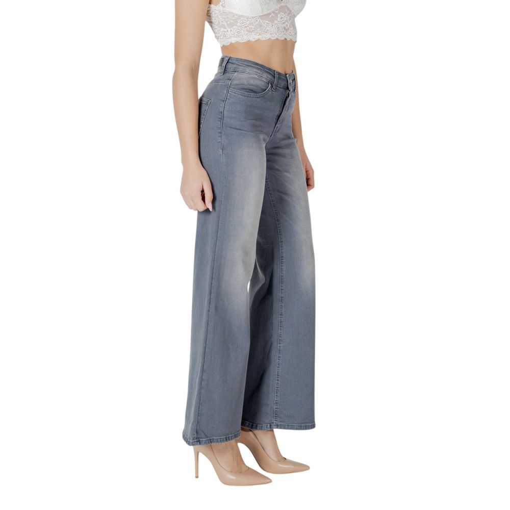 Gray Cotton Bootcut Jean ICHI