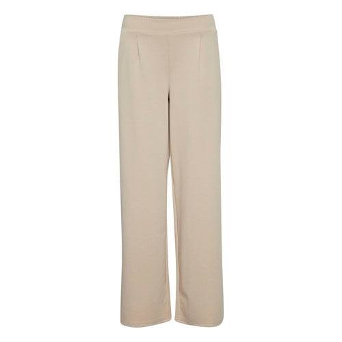 Beige Recycled Polyurethane Pant ICHI