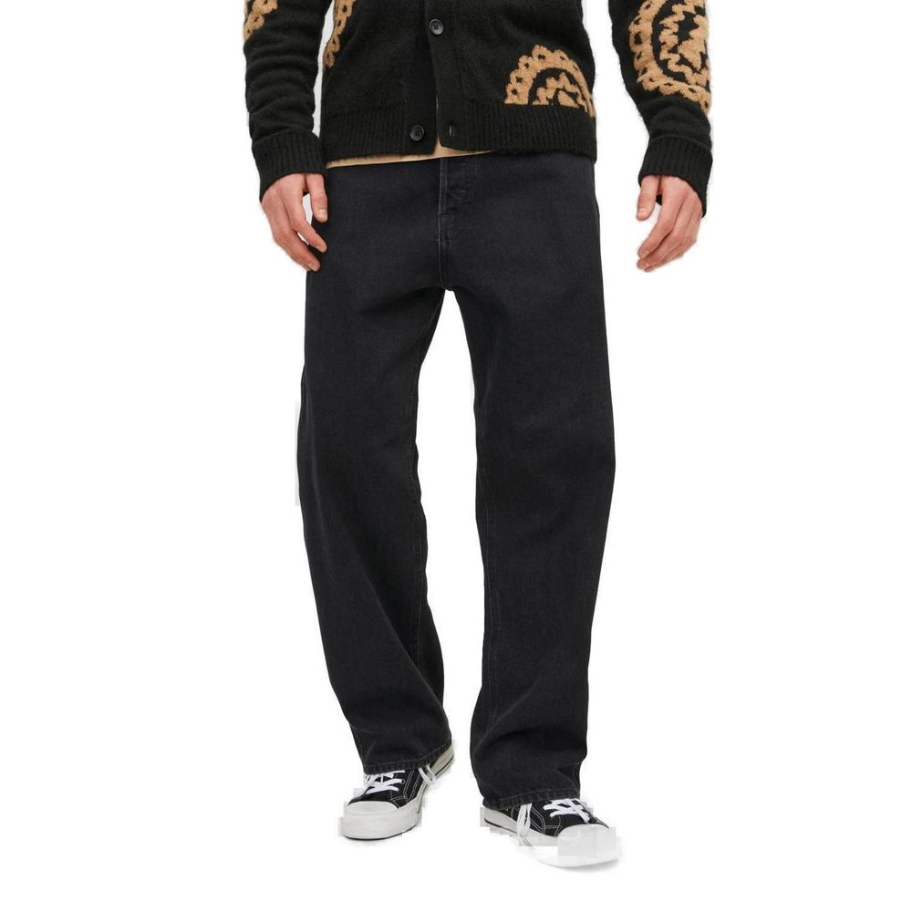 Black Cotton Relaxed Fit Jean Jack Jones
